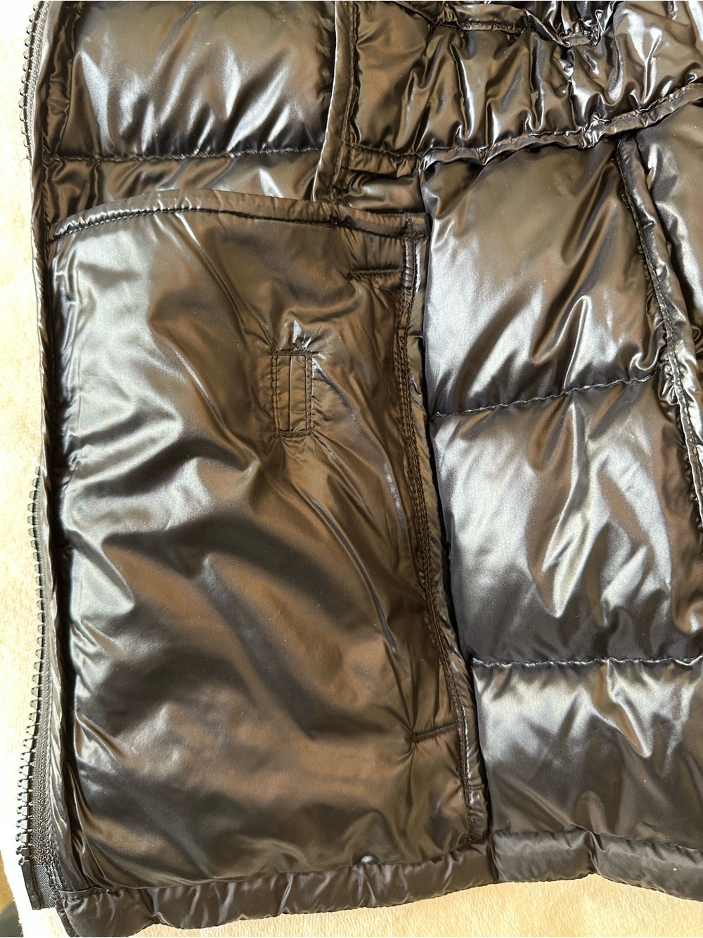Athleta Women's Black Quilted Goose Down Vest Size XXS - Picture 10 of 11